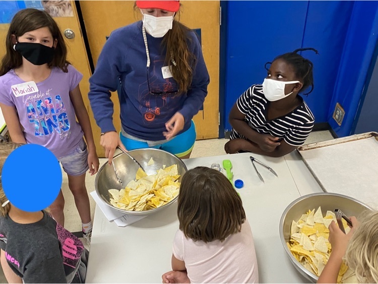 children are making tortilla chips